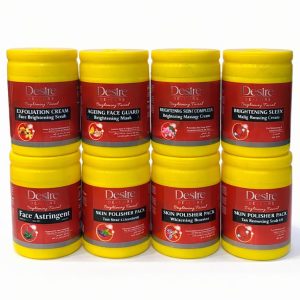 desire de cure brightening facial jumbo kit for instant glow & tan removal